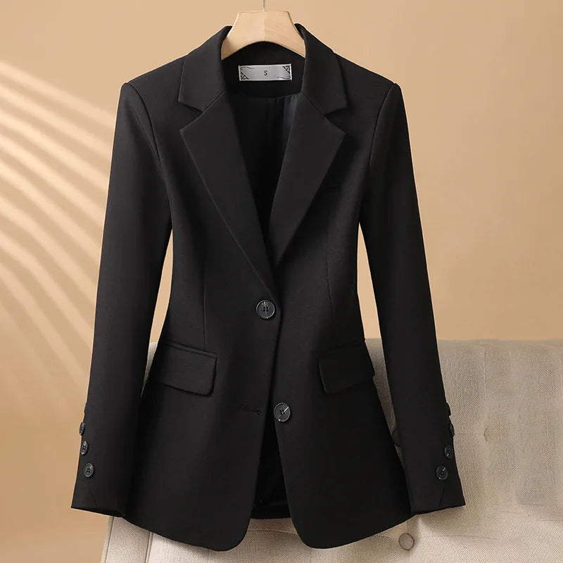 Women's Two-Button Blazer - Black