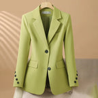 Women's Two-Button Blazer - Green